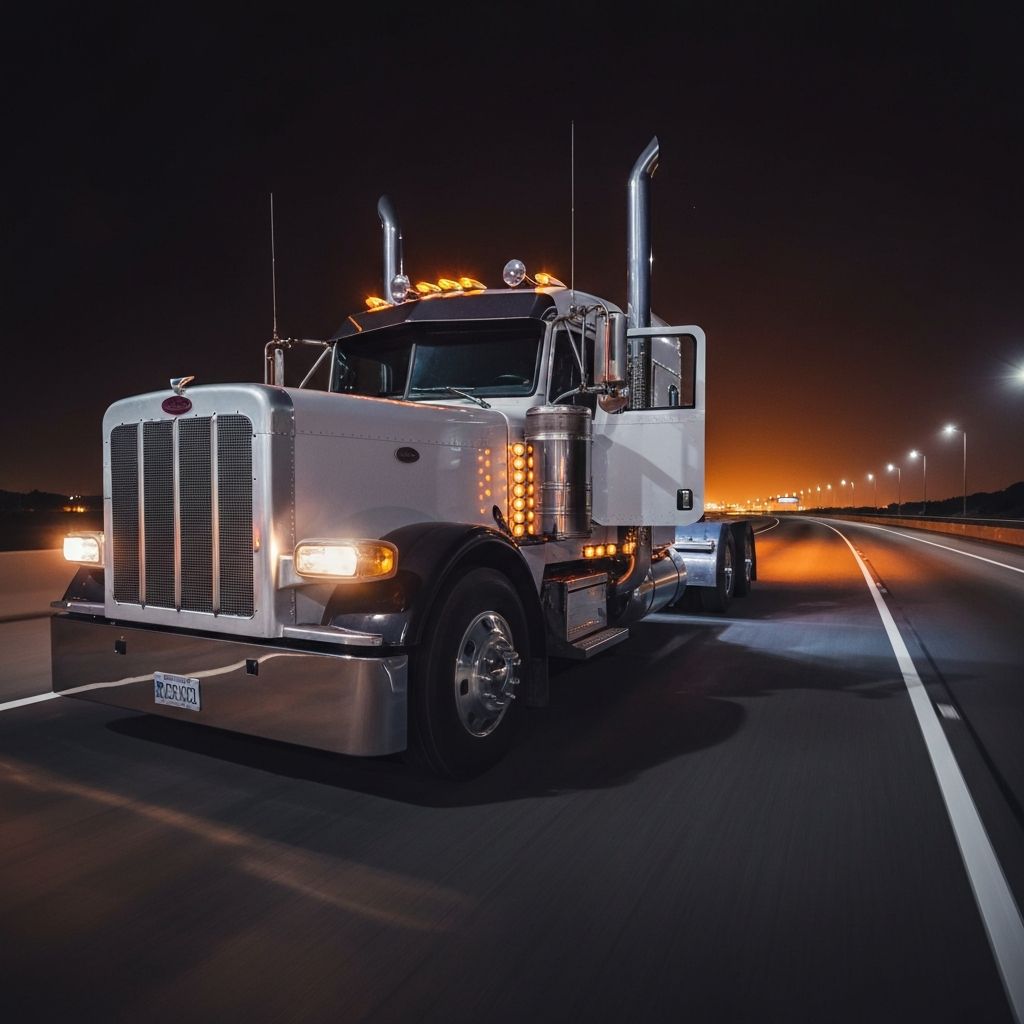 Independent tow truck operator loading a car on a rollback flatbed